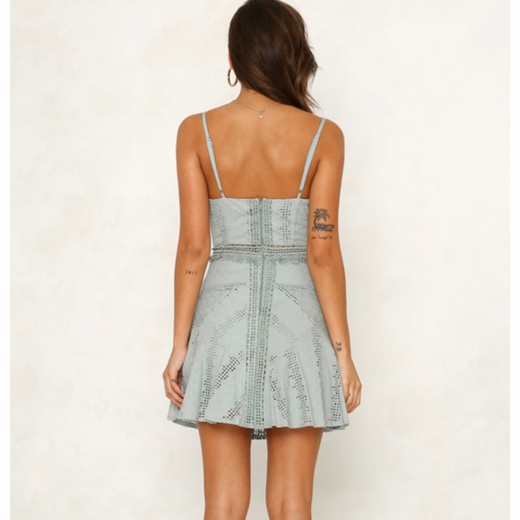 SOLD Hello Molly 🌸 Sunset Sahara Sage Dress - Picture 6 of 9